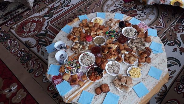 Праздник Наурыз в Октябрьской школе