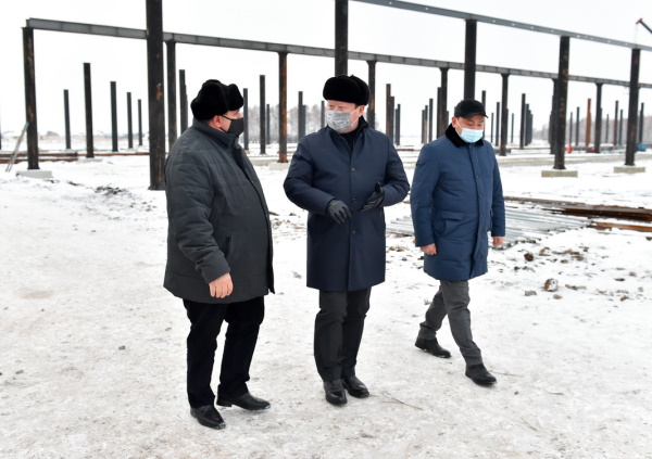 A new brick factory is being built in North Kazakhstan region